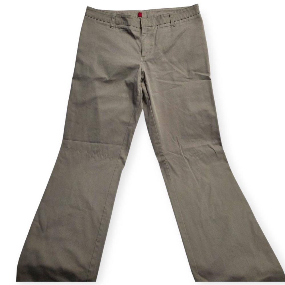 Dickies Mid-Rise Bootcut Khaki Pants Y2K Trousers